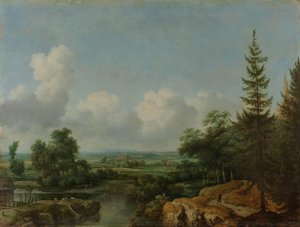 Zweeds landschap door Allaert van Everdingen