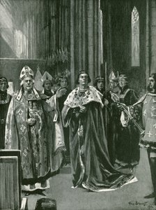 De herkenning bij de kroning van Hendrik VII, zondag 30 oktober door Allan (after) Stewart