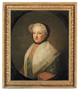 Portret van Anne Drelincourt, Lady Primrose (c.1709-1775) door Allan (follower of) Ramsay