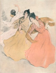 Spaanse Dansers, ca. 1875-1903, 1903 door Allan Osterlind