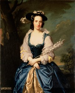 Portret van Lady Mary Stewart, vrouw van Kenneth Mackenzie, Lord Fortrose, 1749