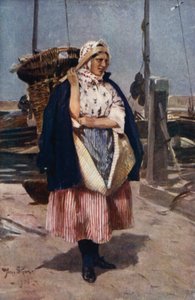 Een visvrouw uit Newhaven