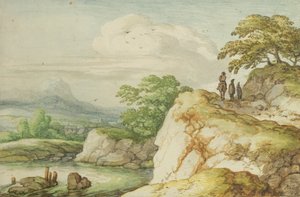 Wandelaars in de Hooglanden, c.1655