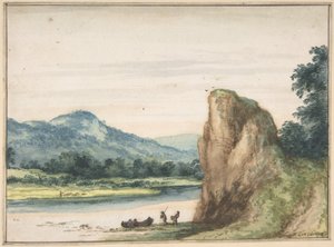 Landschap door Allart van Everdingen