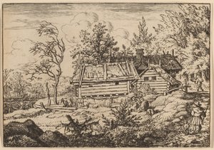 Pelgrim met een Hond, waarschijnlijk ca. 1645-1656 door Allart van Everdingen