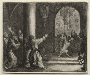 Reinaert de Vos: Reinaert Bedriegt de Wolf door Allart van Everdingen