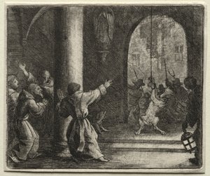 Reinaert de Vos: Reinaert Bedriegt de Wolf door Allart van Everdingen