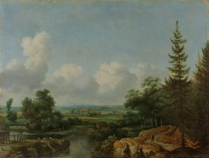 Zweeds landschap door Allart van Everdingen