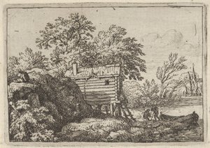 De Hut van de Visser door Allart van Everdingen