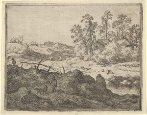 De herder en het lam door Allart van Everdingen