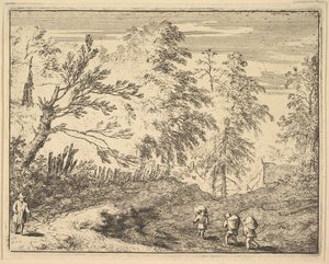De Drie Dragers door Allart van Everdingen