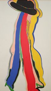 Zwarte hoed, c.1964 (olieverf op doek)