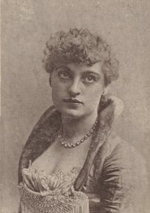 Charlotte Tittell, uit de Actrices-serie N67 ter promotie van Virginia Brights Sigaretten, ca. 1888 door Allen and Ginter