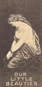 Uit de Actrices-serie N57 ter promotie van Our Little Beauties Cigarettes voor Allen & Ginte..., 1890 door Allen and Ginter
