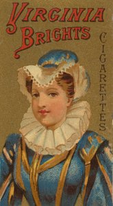 Uit de serie Meisjes en Kinderen N64 ter promotie van Virginia Brights Cigarettes voor Allen &..., 1886 door Allen and Ginter