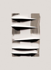 Abstracte gelaagde plooien door Alma