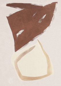 Aardse abstracte vormen