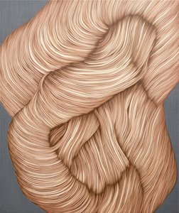 Vloeiende abstracte strengen door Alma