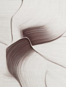 Vloeiende bruine lijnen door Alma