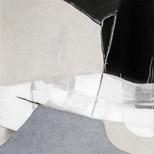 Monochrome abstracte compositie door Alma