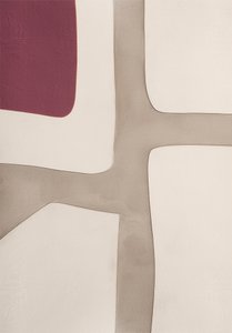 Rustige abstracte geometrie door Alma