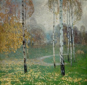 Berkenbomen door Alois Kalvoda