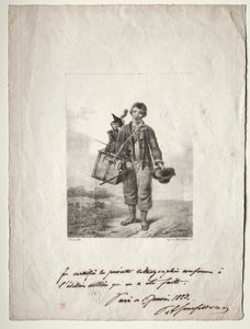 Draaiorgeljongen door Alois Senefelder