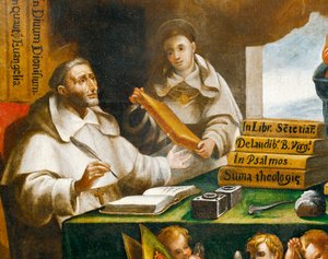 St. Albertus de Grote en St. Thomas van Aquino (detail)