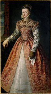 Portret van Elisabeth van Frankrijk (of Isabelle van Valois)