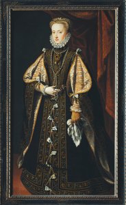 Portret van Anna van Oostenrijk, koningin-gemalin van Spanje en Portugal