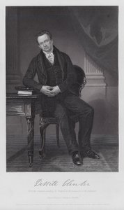 De Witt Clinton (gravure) door Alonzo (after) Chappel