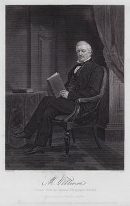 Millard Fillmore (gravure) door Alonzo (after) Chappel