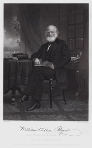 William Cullen Bryant door Alonzo (after) Chappel
