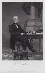 William Henry Seward (gravure) door Alonzo (after) Chappel