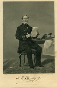 "Adm. David Farragut" (Unie) door Alonzo Chappel