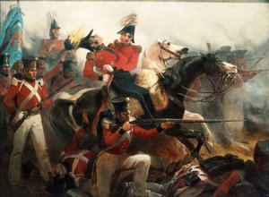 Dood van generaal Ross bij de Slag om Baltimore, 12 september 1814
