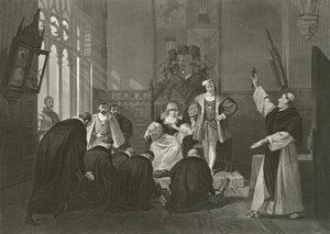 Afvaardiging van Joden voor Ferdinand en Isabella van Spanje, 15e eeuw door Alonzo Chappel