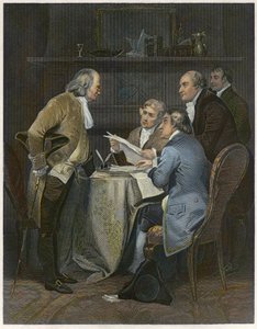 Het Opstellen van de Onafhankelijkheidsverklaring in 1776