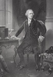 Portret van Alexander Hamilton door Alonzo Chappel