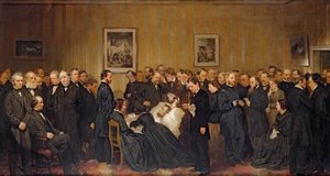 De dood van Lincoln door Alonzo Chappel