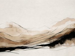 Abstracte berglagen