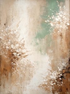 Aards, sereen, abstract, vloeiend