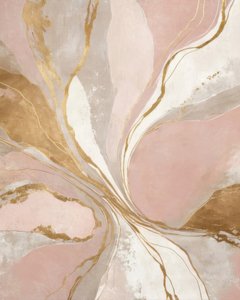 Goudkleurige Blush Flow