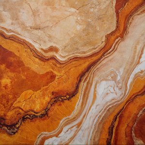 Oranje marmeren stroming
