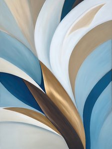 Rustige abstracte rondingen