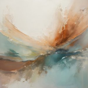 Rustig abstract landschap