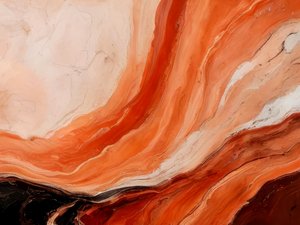 Terracotta: vloeiende abstractie