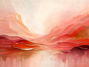 Warm abstract landschap