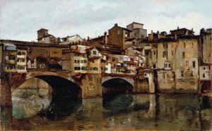 Ponte Vecchio in Florence door Alphons Hollaender