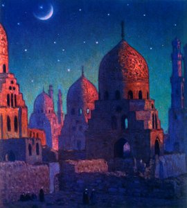 De stad van de doden, of Cairo Necropolis, Cairo, Egypte